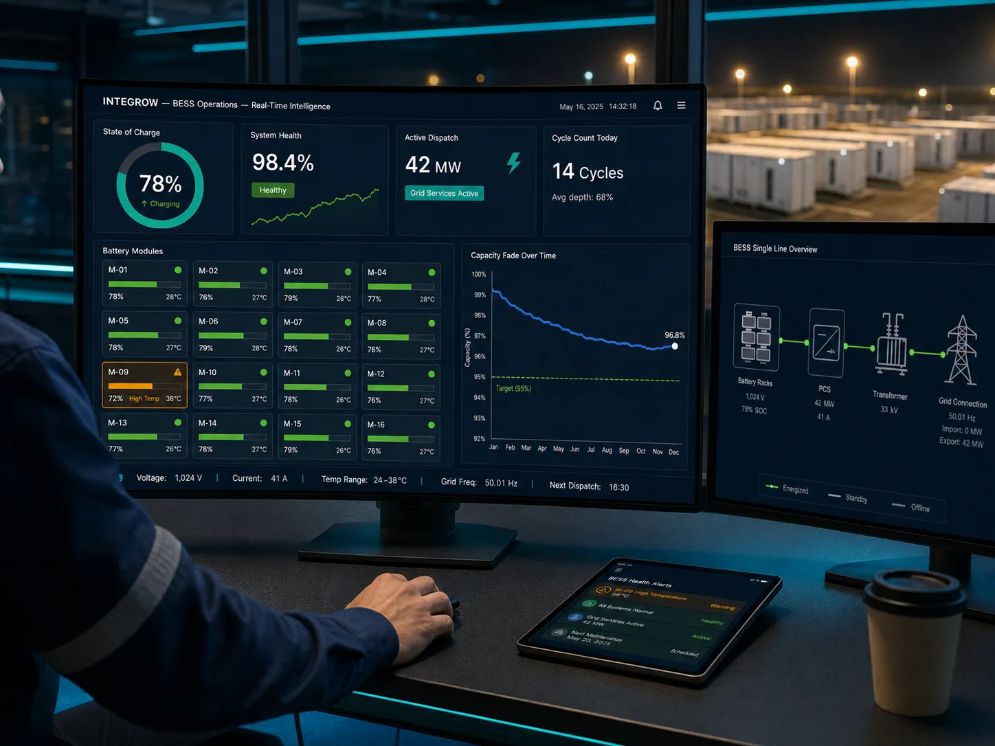 BESS Operations and Health Monitoring - Integrow