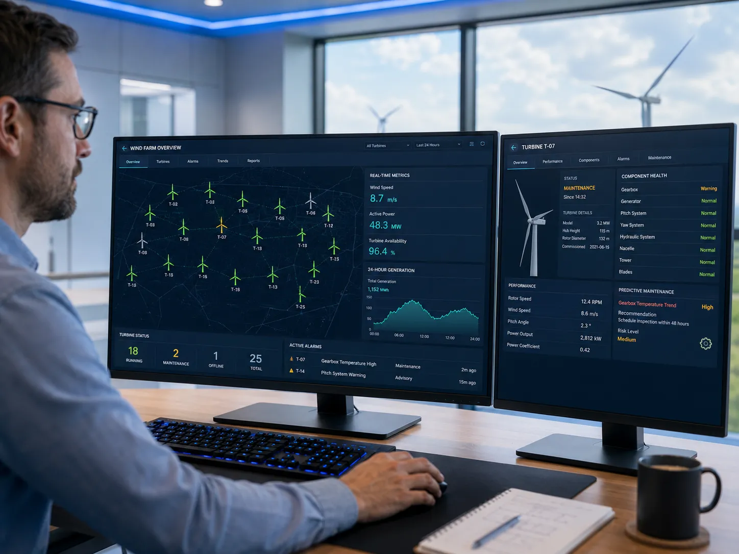 Wind Farm Monitoring - Integrow Smart Energy