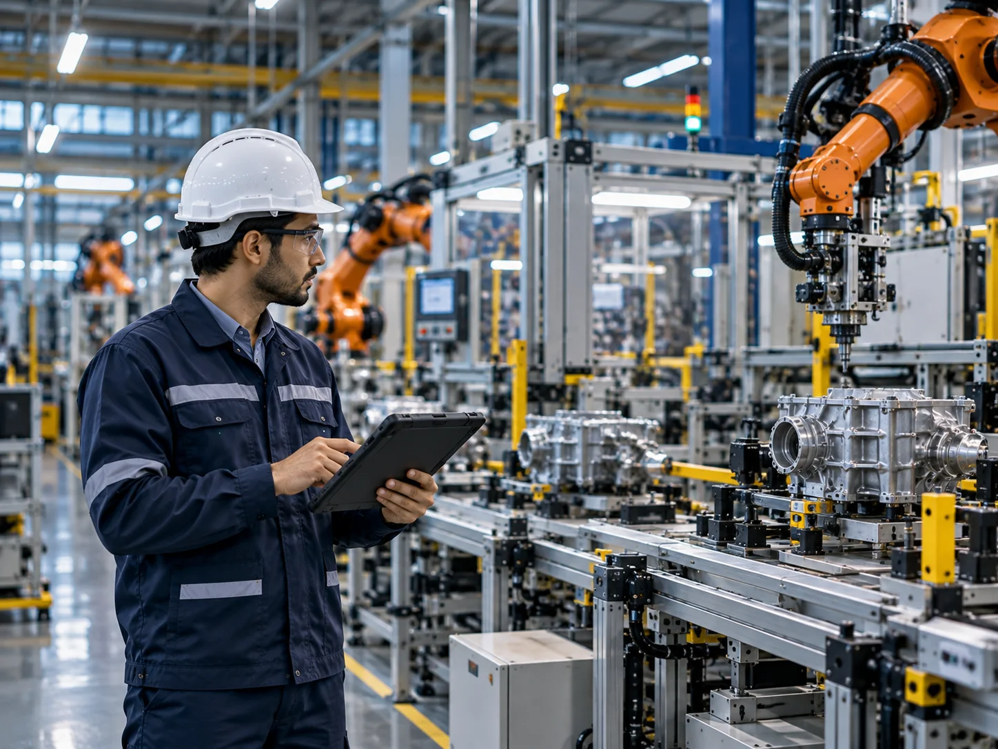 Connected manufacturing factory