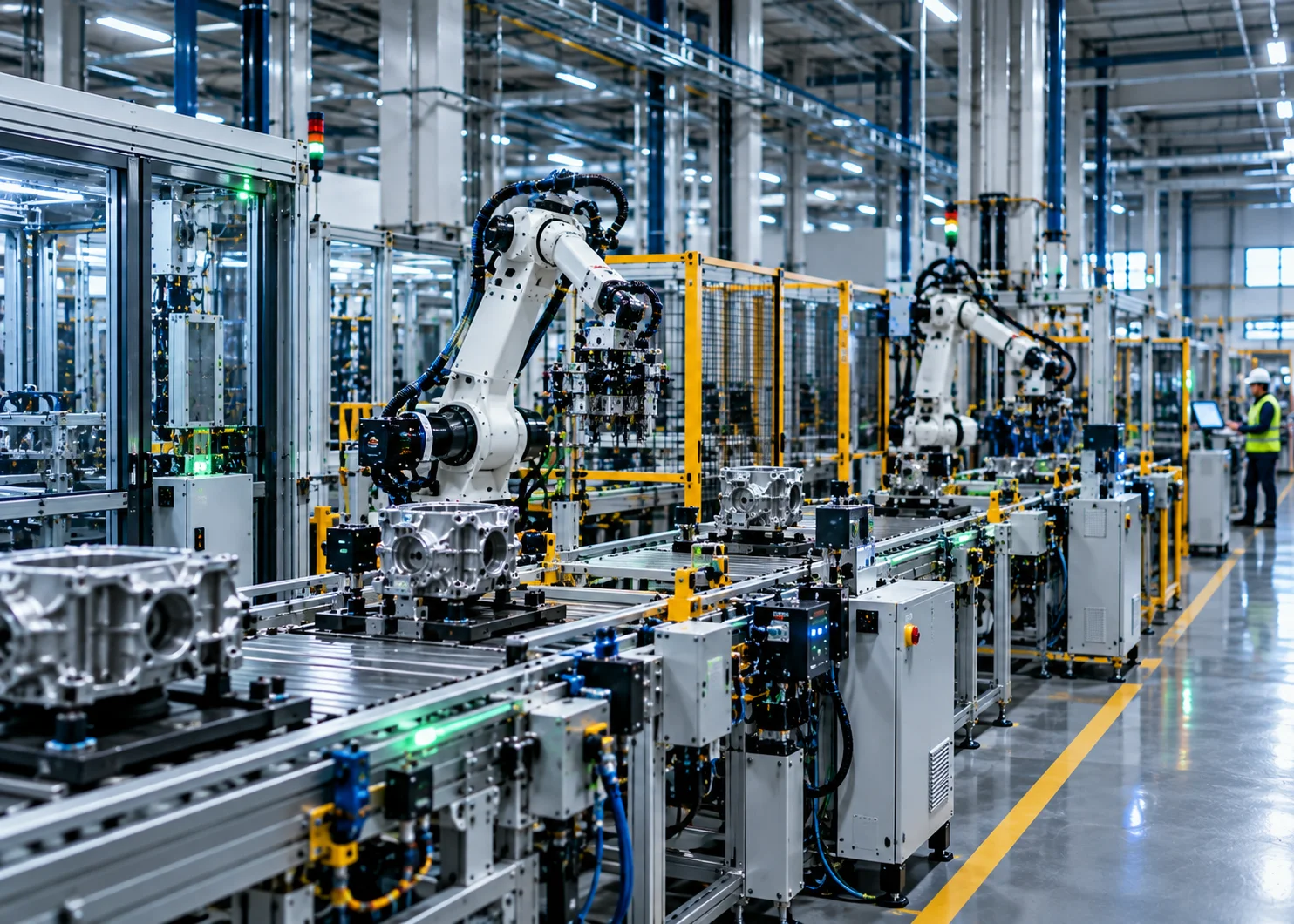 Connected smart factory floor