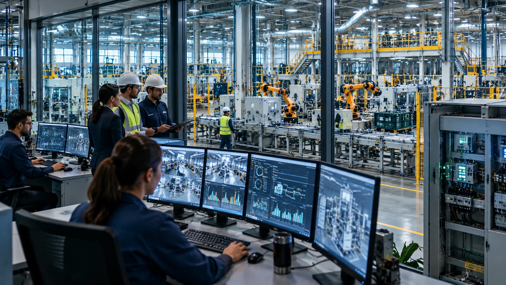 Industrial control room and connected operations