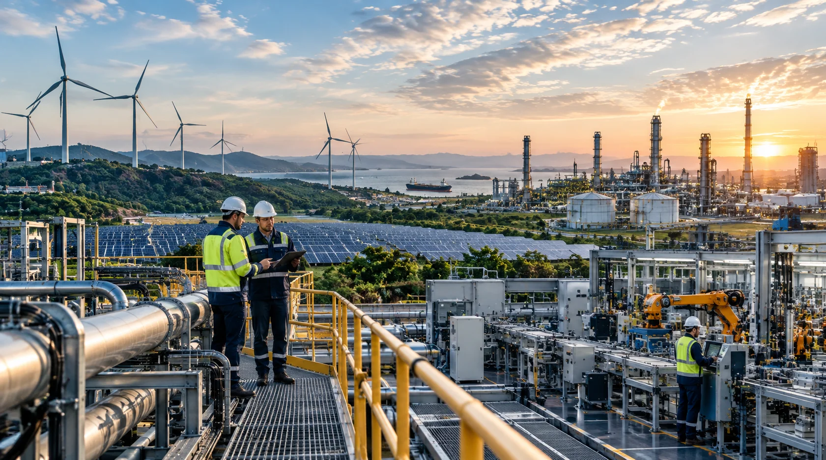 Industrial digital transformation across energy manufacturing and oil and gas