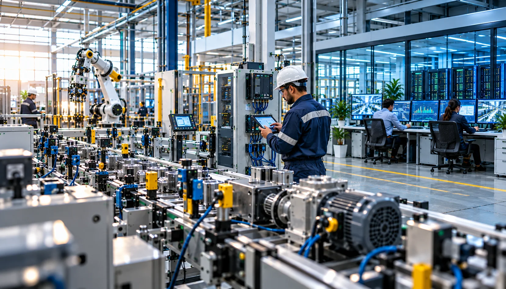 Industrial cybersecurity operations center with Zero Trust monitoring
